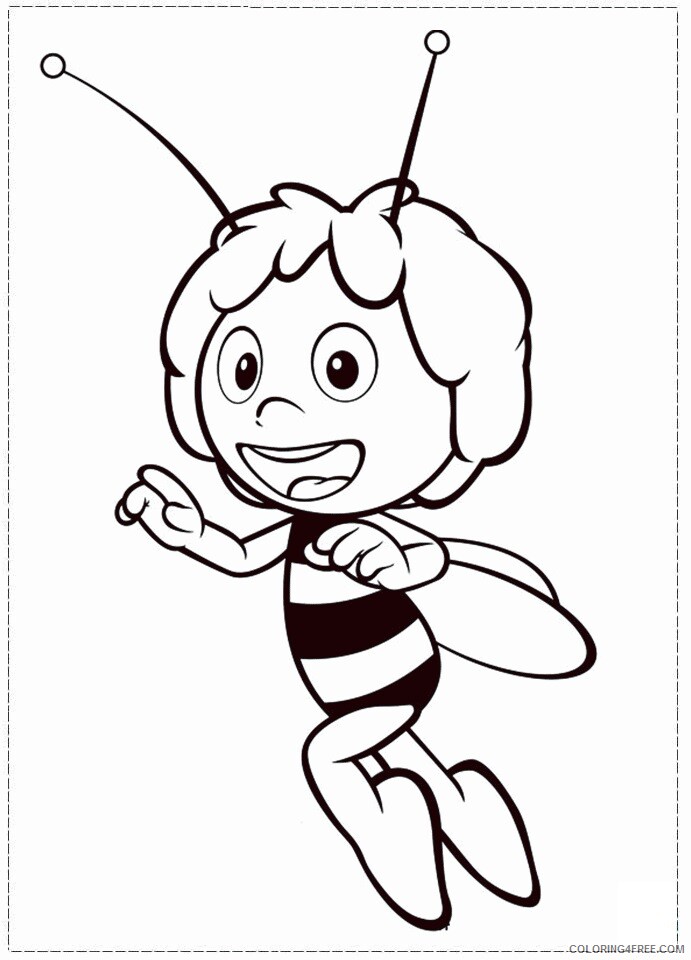 Bee Coloring Sheets Animal Coloring Pages Printable 2021 0324 Coloring4free