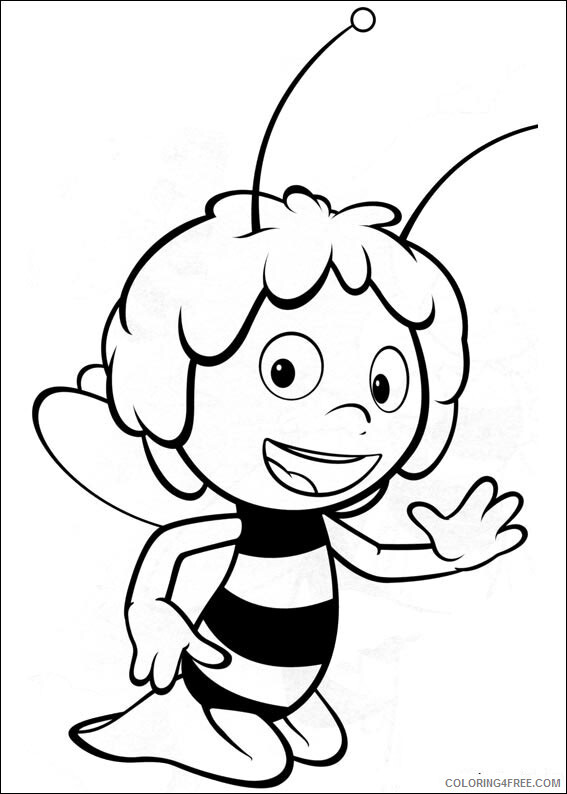 Bee Coloring Sheets Animal Coloring Pages Printable 2021 0325 Coloring4free