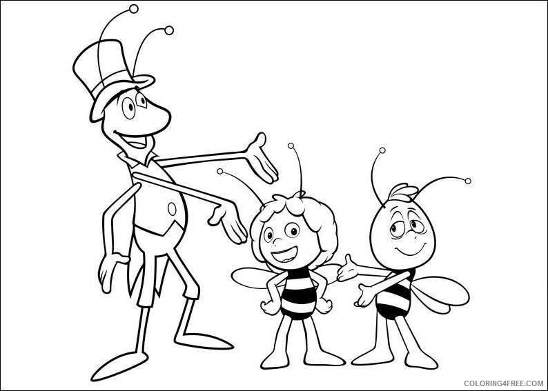 Bee Coloring Sheets Animal Coloring Pages Printable 2021 0326 Coloring4free