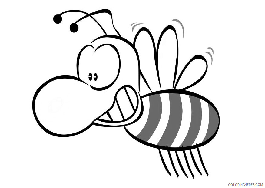Bee Coloring Sheets Animal Coloring Pages Printable 2021 0330 Coloring4free