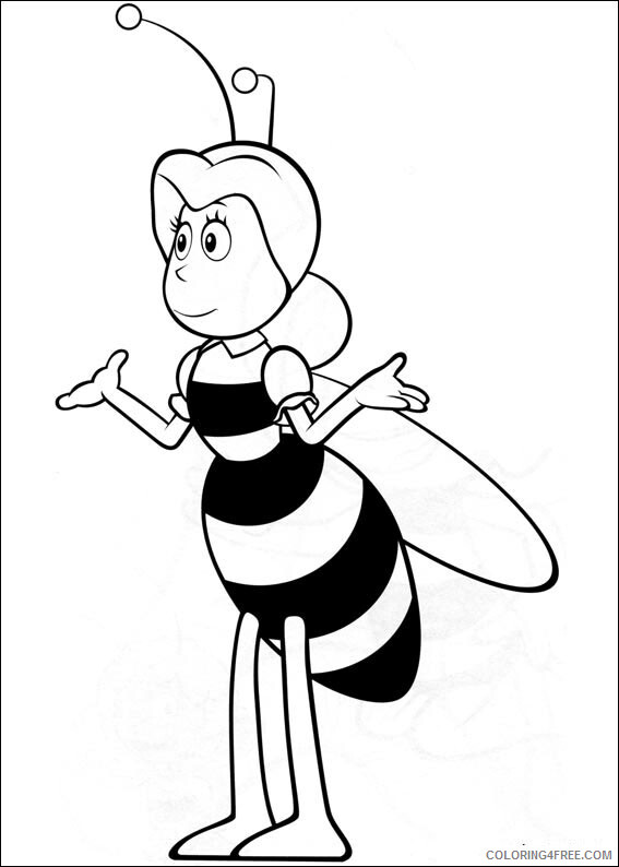 Bee Coloring Sheets Animal Coloring Pages Printable 2021 0338 Coloring4free