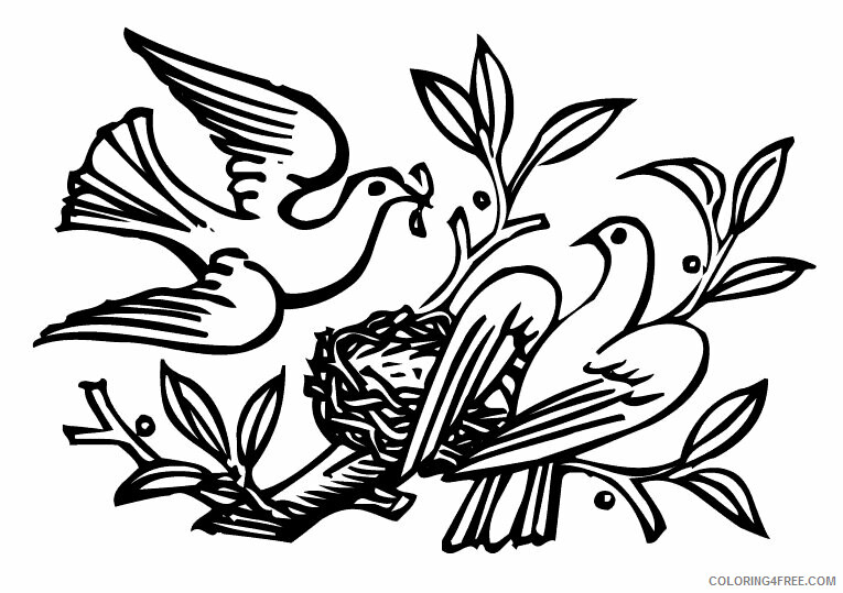 Bird Coloring Sheets Animal Coloring Pages Printable 2021 0361 Coloring4free
