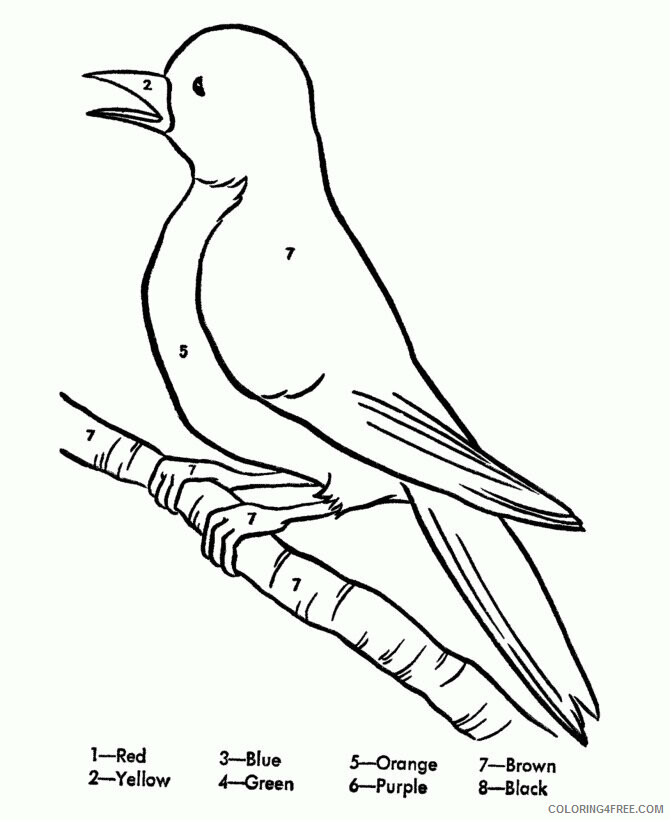 Bird Coloring Sheets Animal Coloring Pages Printable 2021 0388 Coloring4free