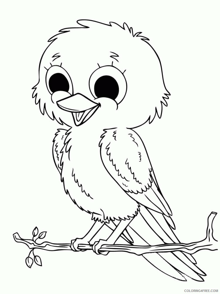 Bird Coloring Sheets Animal Coloring Pages Printable 2021 0413 Coloring4free