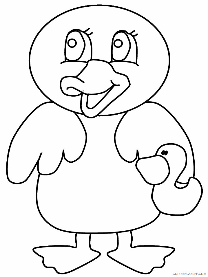 Birds Coloring Pages Animal Printable Sheets duck3 2021 0460 Coloring4free