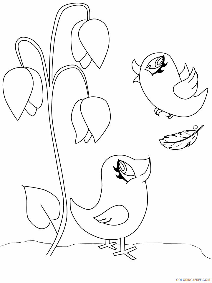 Birds Coloring Pages Animal Printable Sheets learning to fly 2021 0475 Coloring4free