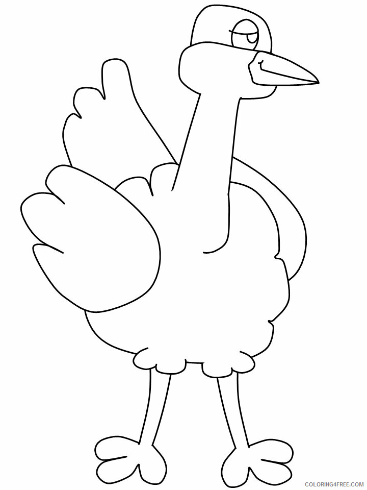 Birds Coloring Pages Animal Printable Sheets rhea 2021 0493 Coloring4free
