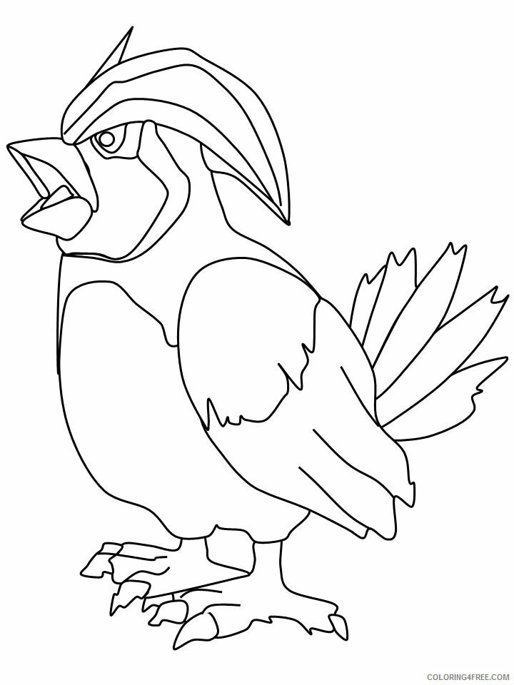 Birds Coloring Pages Animal Printable Sheets sparrow 2021 0498 Coloring4free