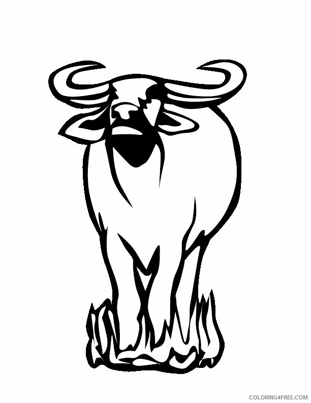 Buffalo Coloring Sheets Animal Coloring Pages Printable 2021 0423 Coloring4free
