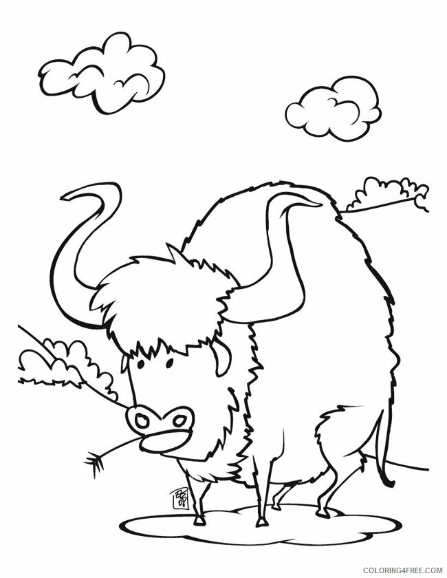 Buffalo Coloring Sheets Animal Coloring Pages Printable 2021 0438 Coloring4free