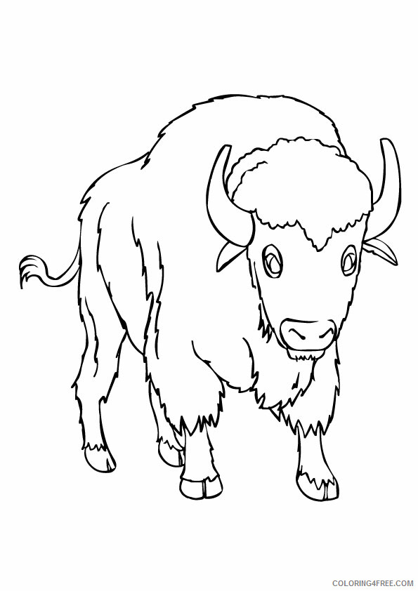 Buffalo Coloring Sheets Animal Coloring Pages Printable 2021 0442 Coloring4free