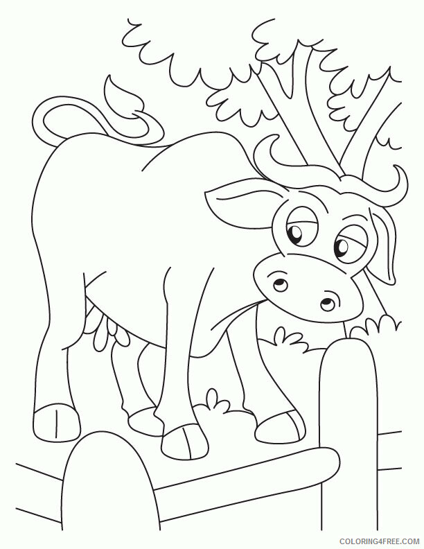 Buffalo Coloring Sheets Animal Coloring Pages Printable 2021 0447 Coloring4free