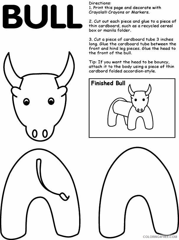 Bull Coloring Sheets Animal Coloring Pages Printable 2021 0516 Coloring4free