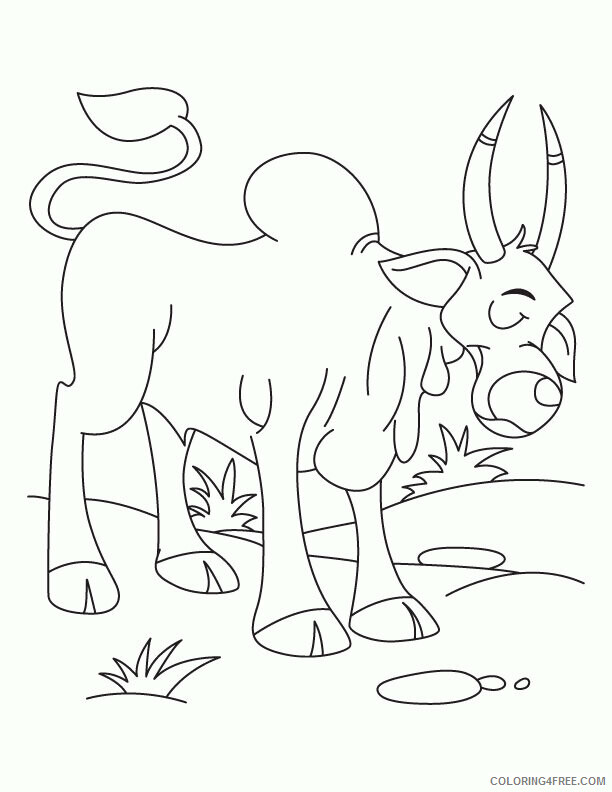 Bull Coloring Sheets Animal Coloring Pages Printable 2021 0517 Coloring4free