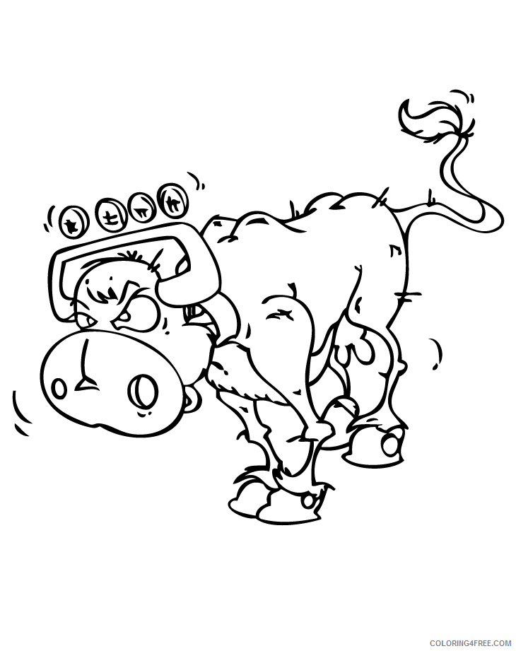Bull Coloring Sheets Animal Coloring Pages Printable 2021 0525 Coloring4free