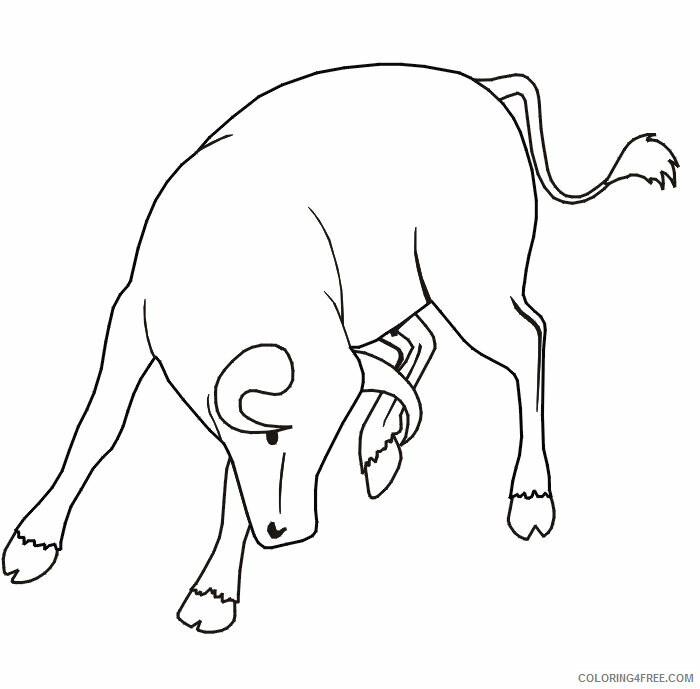 Bull Coloring Sheets Animal Coloring Pages Printable 2021 0528 Coloring4free