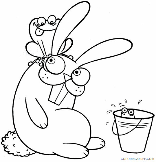 Bunny Coloring Sheets Animal Coloring Pages Printable 2021 0534 Coloring4free