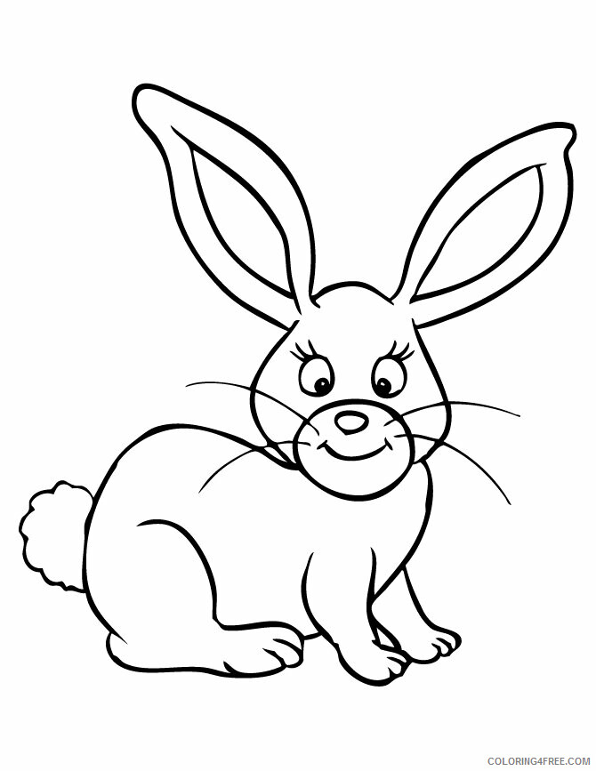 Bunny Coloring Sheets Animal Coloring Pages Printable 2021 0536 Coloring4free