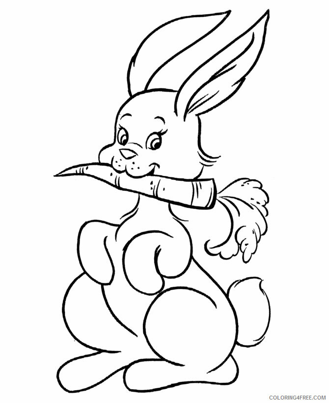 Bunny Coloring Sheets Animal Coloring Pages Printable 2021 0542 Coloring4free
