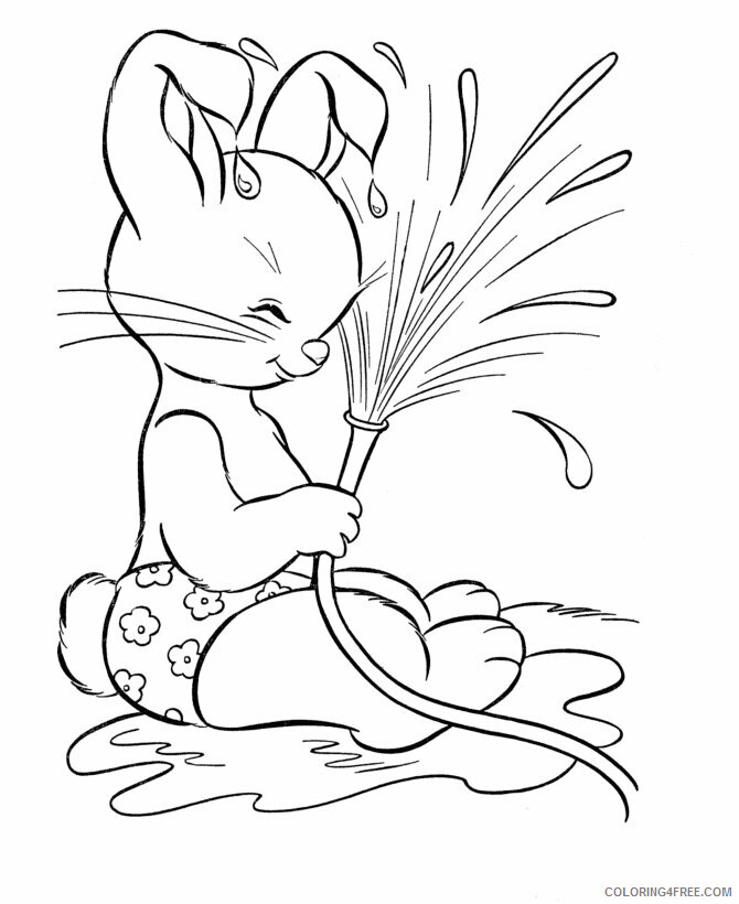 Bunny Coloring Sheets Animal Coloring Pages Printable 2021 0549 Coloring4free