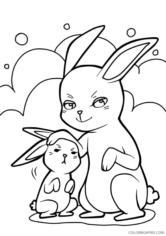 Bunny Coloring Sheets Animal Coloring Pages Printable 2021 0550 Coloring4free