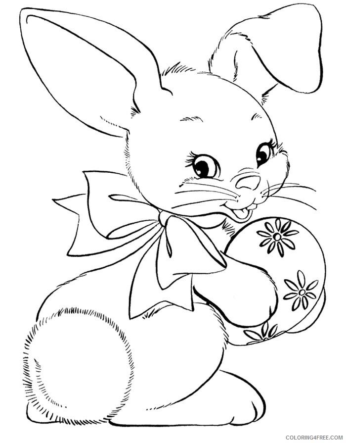 Bunny Coloring Sheets Animal Coloring Pages Printable 2021 0559 Coloring4free