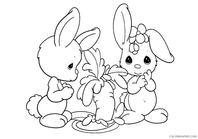 Bunny Coloring Sheets Animal Coloring Pages Printable 2021 0575 Coloring4free