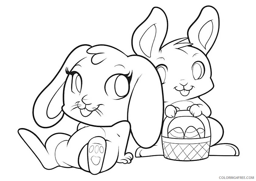 Bunny Coloring Sheets Animal Coloring Pages Printable 2021 0577 Coloring4free