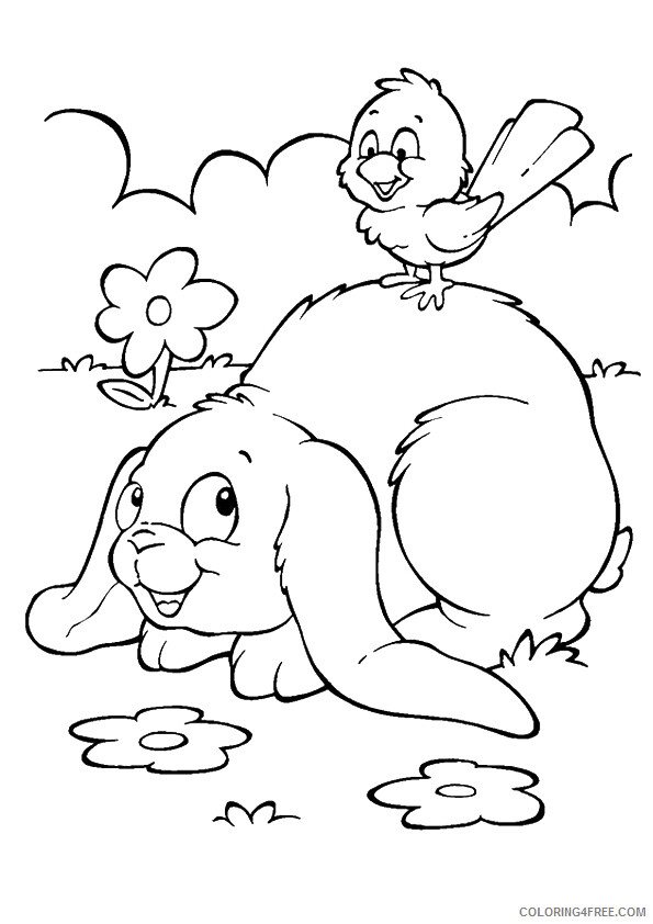 Bunny Coloring Sheets Animal Coloring Pages Printable 2021 0579 Coloring4free