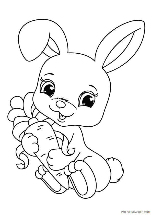 Bunny Coloring Sheets Animal Coloring Pages Printable 2021 0581 Coloring4free
