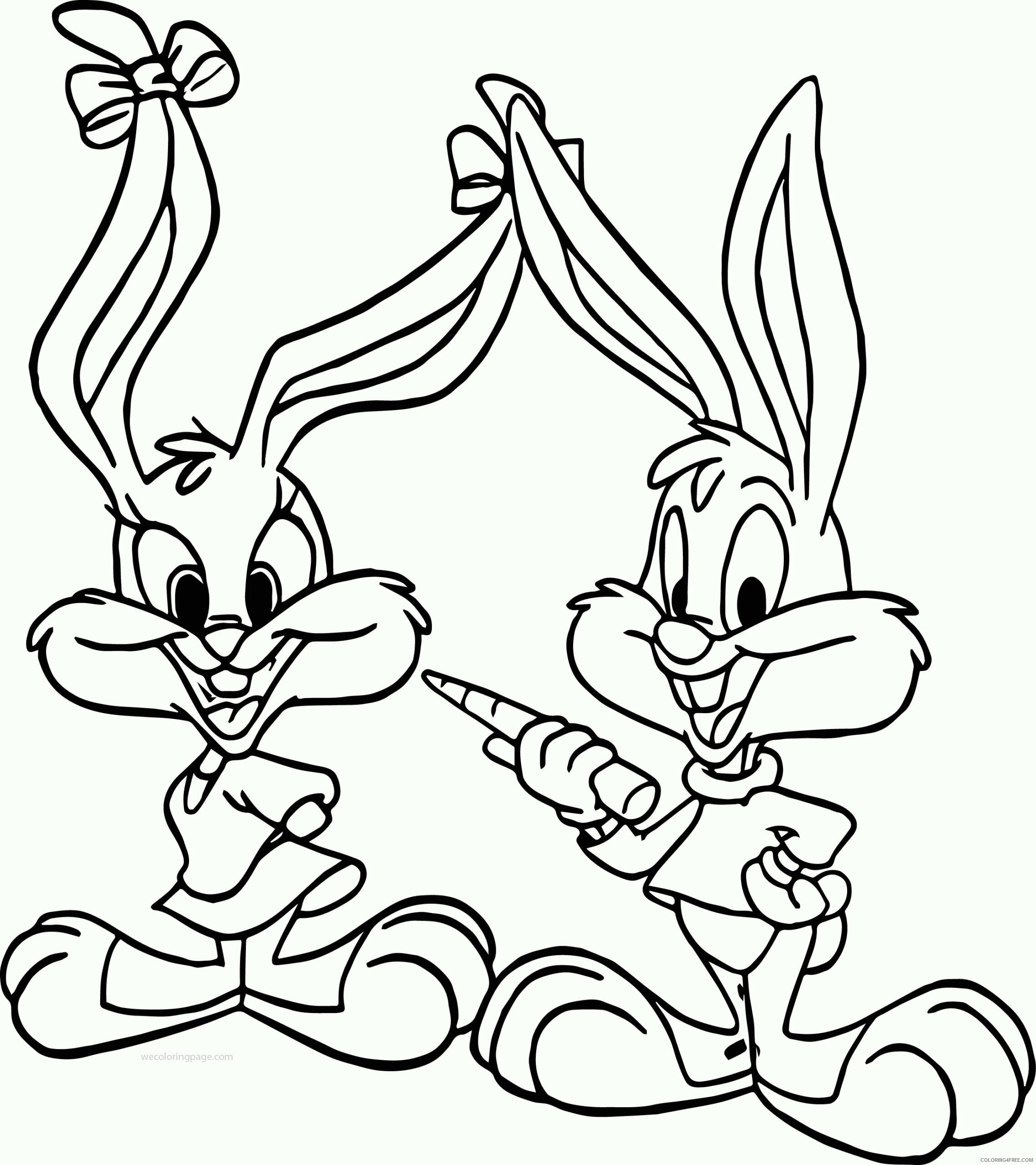 Bunny Coloring Sheets Animal Coloring Pages Printable 2021 0584 Coloring4free