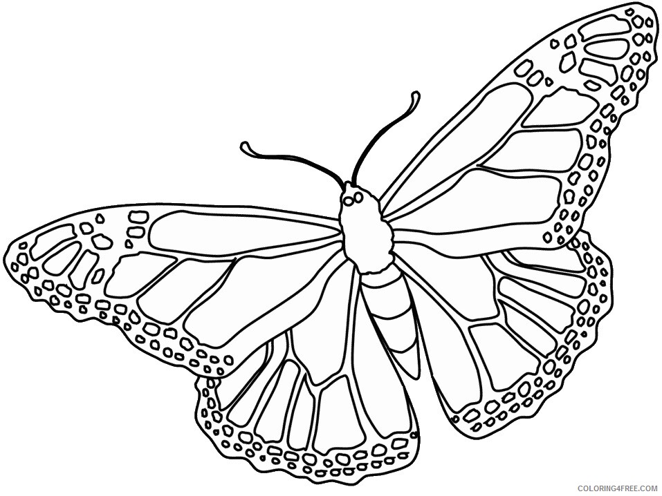 Butterfly Coloring Pages Animal Printable Sheets 5 2021 0637 Coloring4free