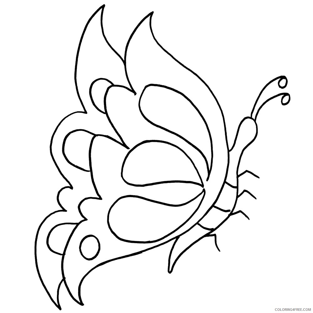 Butterfly Coloring Pages Animal Printable Sheets Butterfly 2 2021 0651 Coloring4free