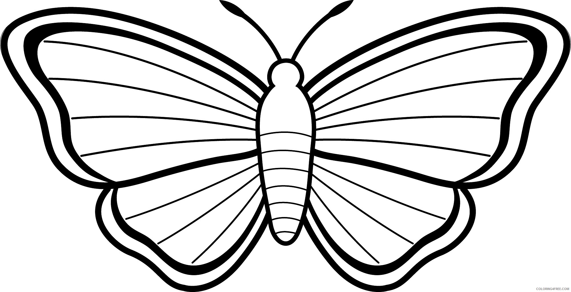 Butterfly Coloring Pages Animal Printable Sheets Butterfly Kids 2021 0669 Coloring4free