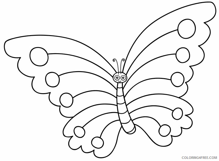 Butterfly Coloring Pages Animal Printable Sheets Butterfly for kids 2021 0658 Coloring4free