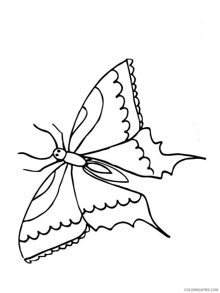 Butterfly Coloring Pages Animal Printable Sheets animals butterfly 4 2021 0697 Coloring4free