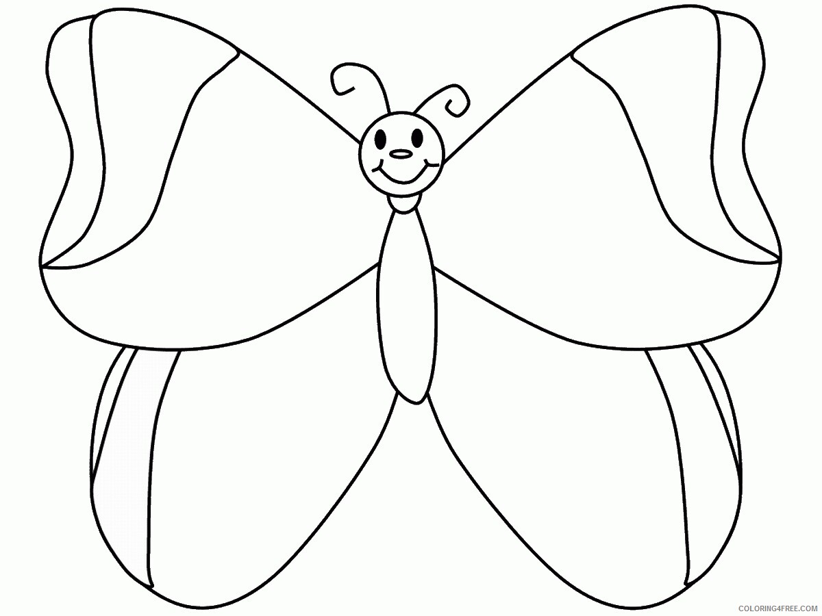 Butterfly Coloring Pages Animal Printable Sheets butterfly_cl_04 2021 0644 Coloring4free