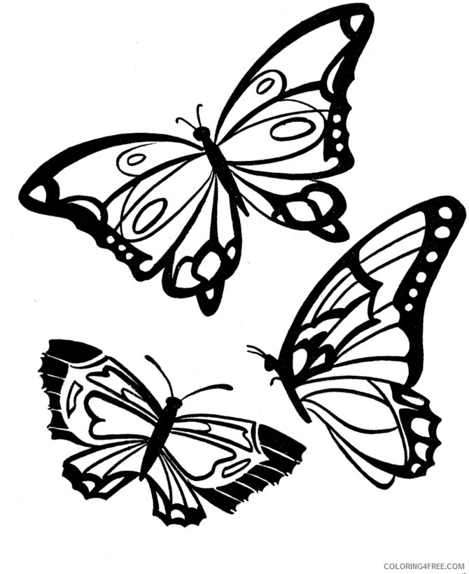Butterfly Coloring Sheets Animal Coloring Pages Printable 2021 0604 Coloring4free