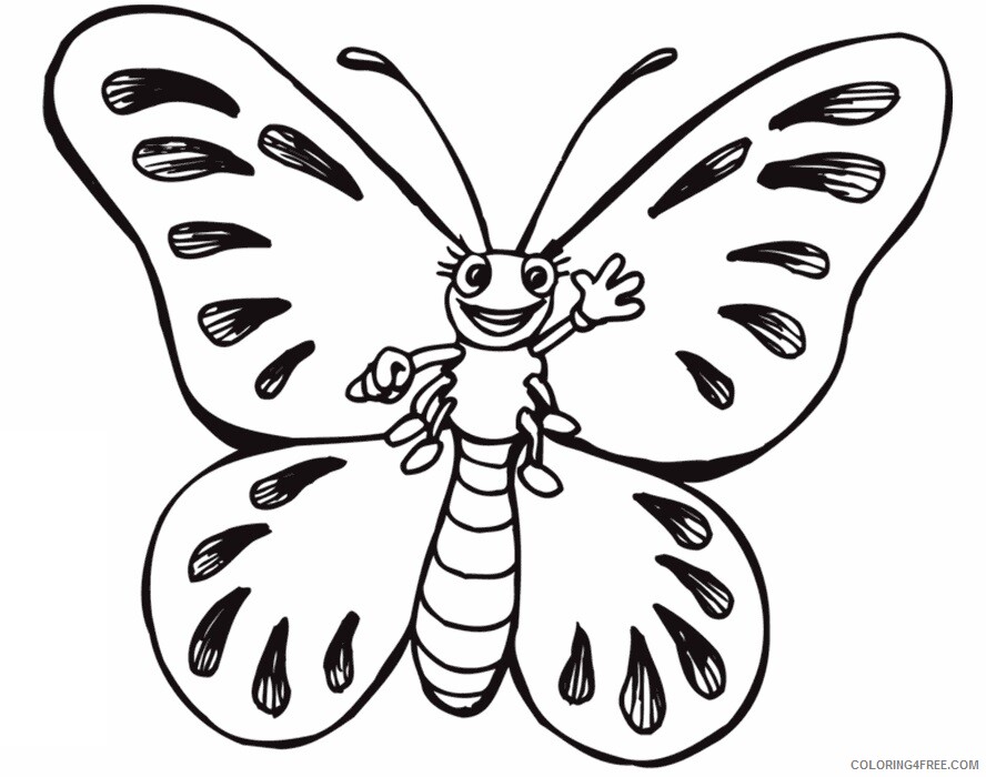 Butterfly Coloring Sheets Animal Coloring Pages Printable 2021 0618 Coloring4free