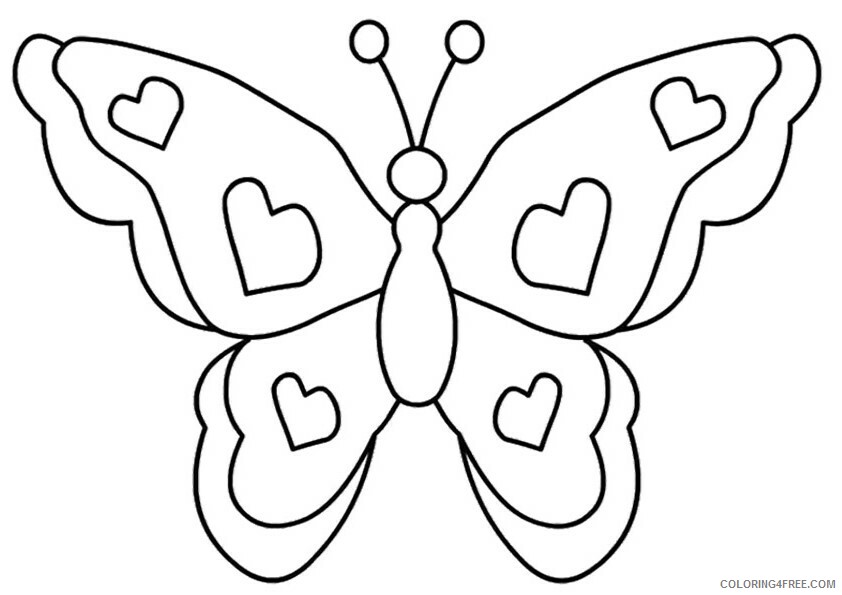 Butterfly Coloring Sheets Animal Coloring Pages Printable 2021 0619 Coloring4free