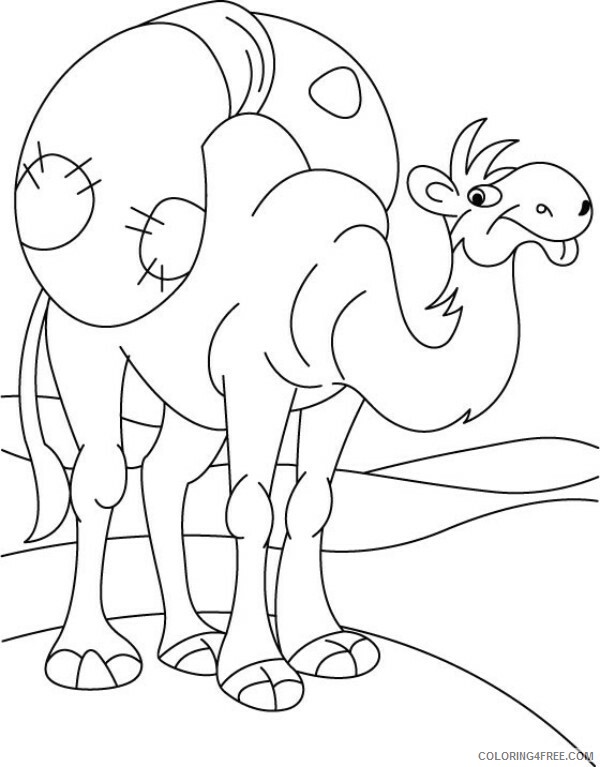 Camel Coloring Pages Animal Printable Sheets Camel 2021 0749 Coloring4free