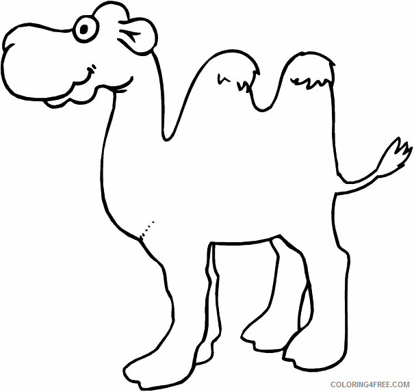 Camel Coloring Pages Animal Printable Sheets Camel Sheets Free 2021 0755 Coloring4free
