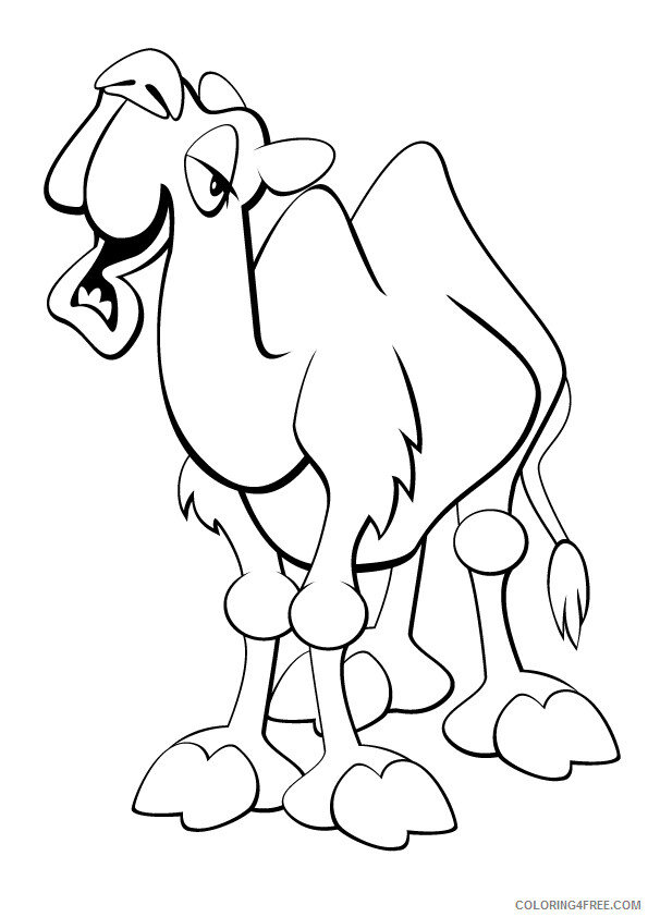 Camel Coloring Sheets Animal Coloring Pages Printable 2021 0647 Coloring4free