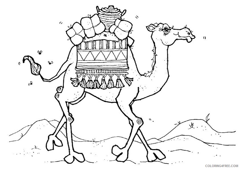 Camel Coloring Sheets Animal Coloring Pages Printable 2021 0652 Coloring4free