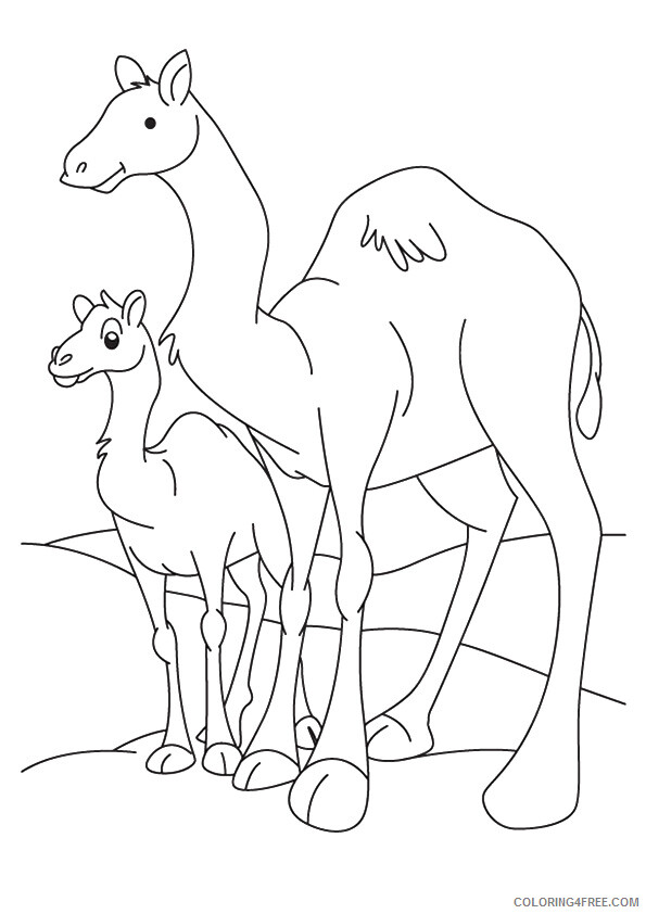 Camel Coloring Sheets Animal Coloring Pages Printable 2021 0656 Coloring4free