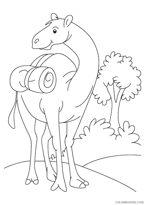 Camel Coloring Sheets Animal Coloring Pages Printable 2021 0658 Coloring4free
