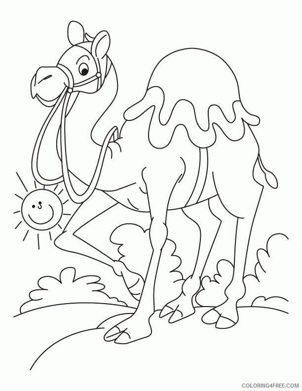 Camel Coloring Sheets Animal Coloring Pages Printable 2021 0663 Coloring4free