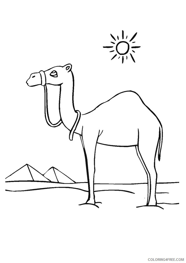 Camel Coloring Sheets Animal Coloring Pages Printable 2021 0665 Coloring4free