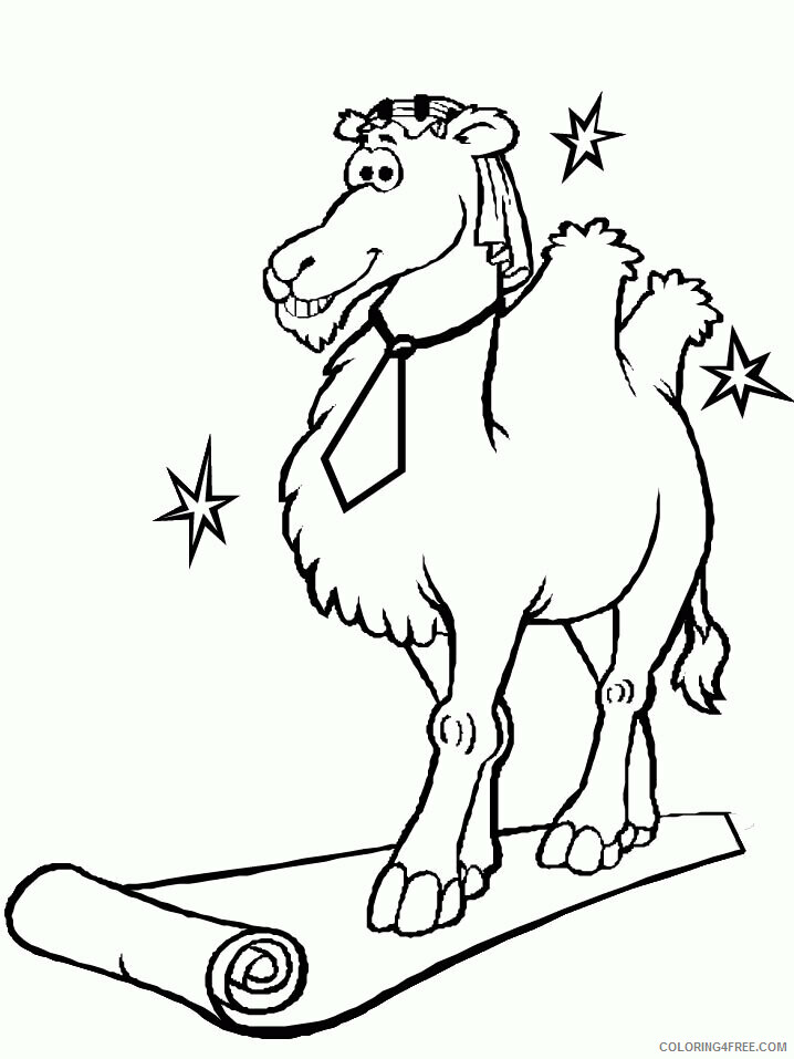Camel Coloring Sheets Animal Coloring Pages Printable 2021 0668 Coloring4free