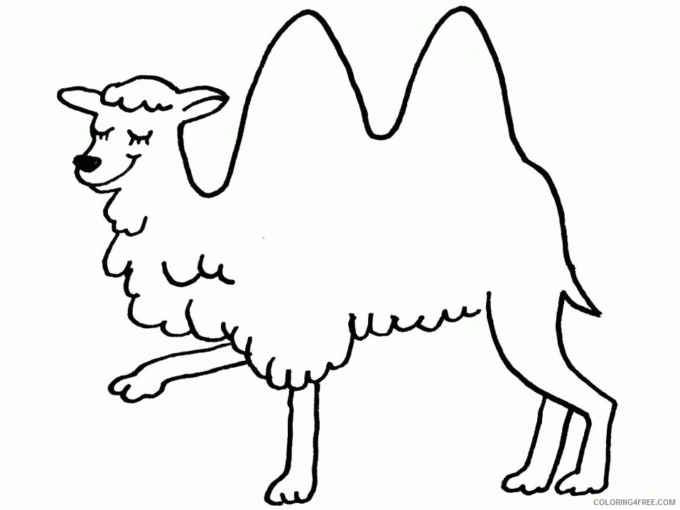 Camel Coloring Sheets Animal Coloring Pages Printable 2021 0677 Coloring4free